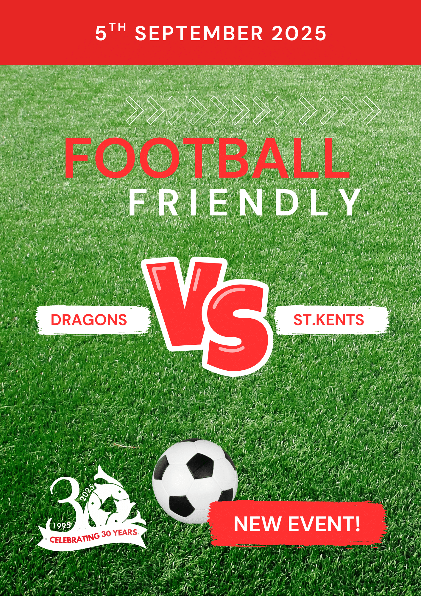 Football Friendly Poster