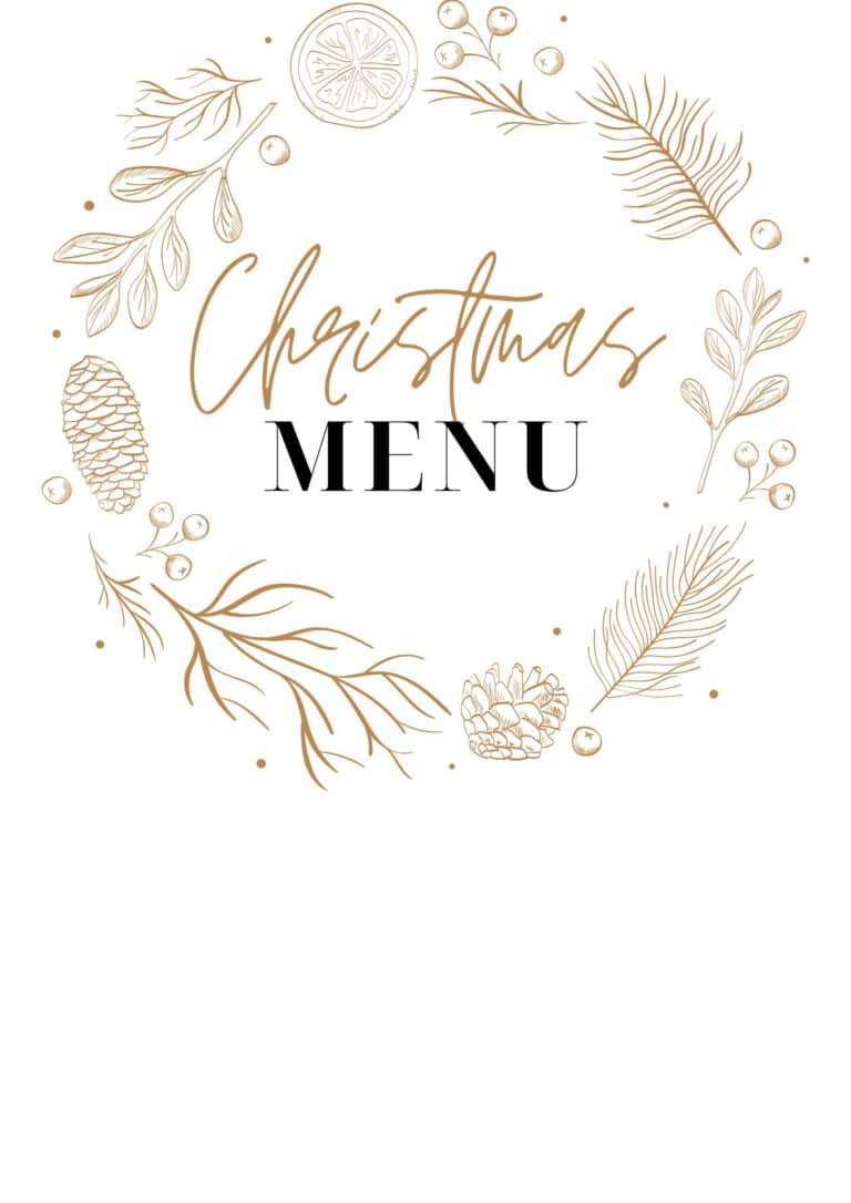 Christmas Menu