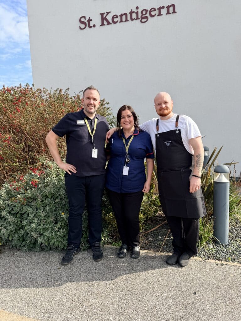 Mark Connelly - Fundraising Manager, Victoria Grimster - Matron, Sam Ricketts - Chef
