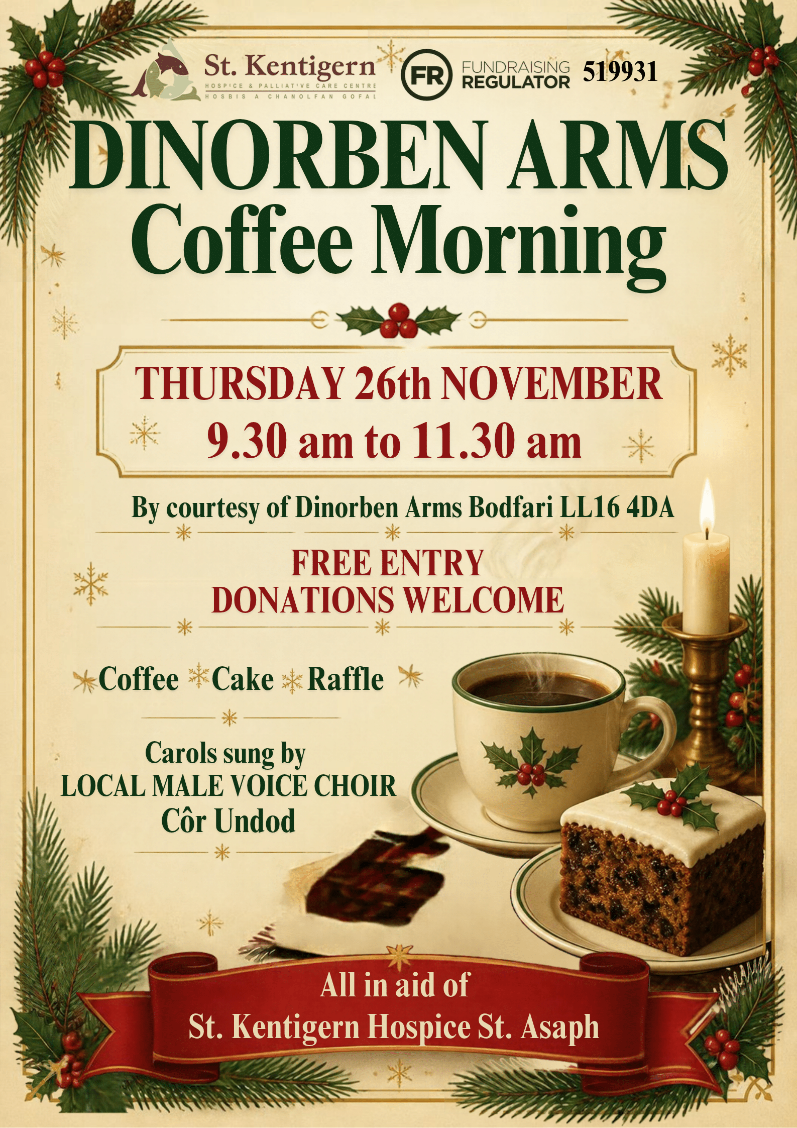 Dinorben Arms Coffee Morning